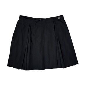 Men's Black Wool‎ Givenchy Pleated Skirt Kilt Size 50